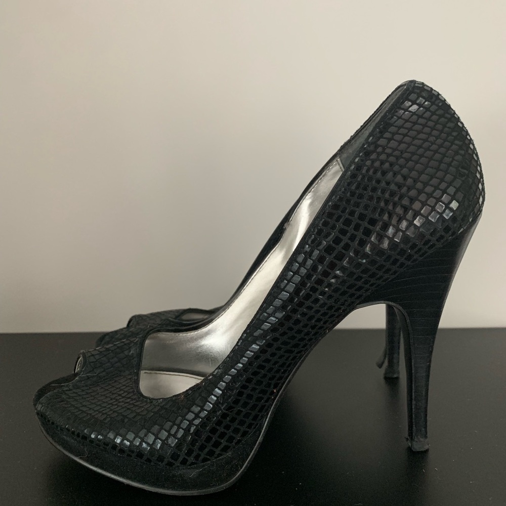Calvin Klein black snake shoes brand new
